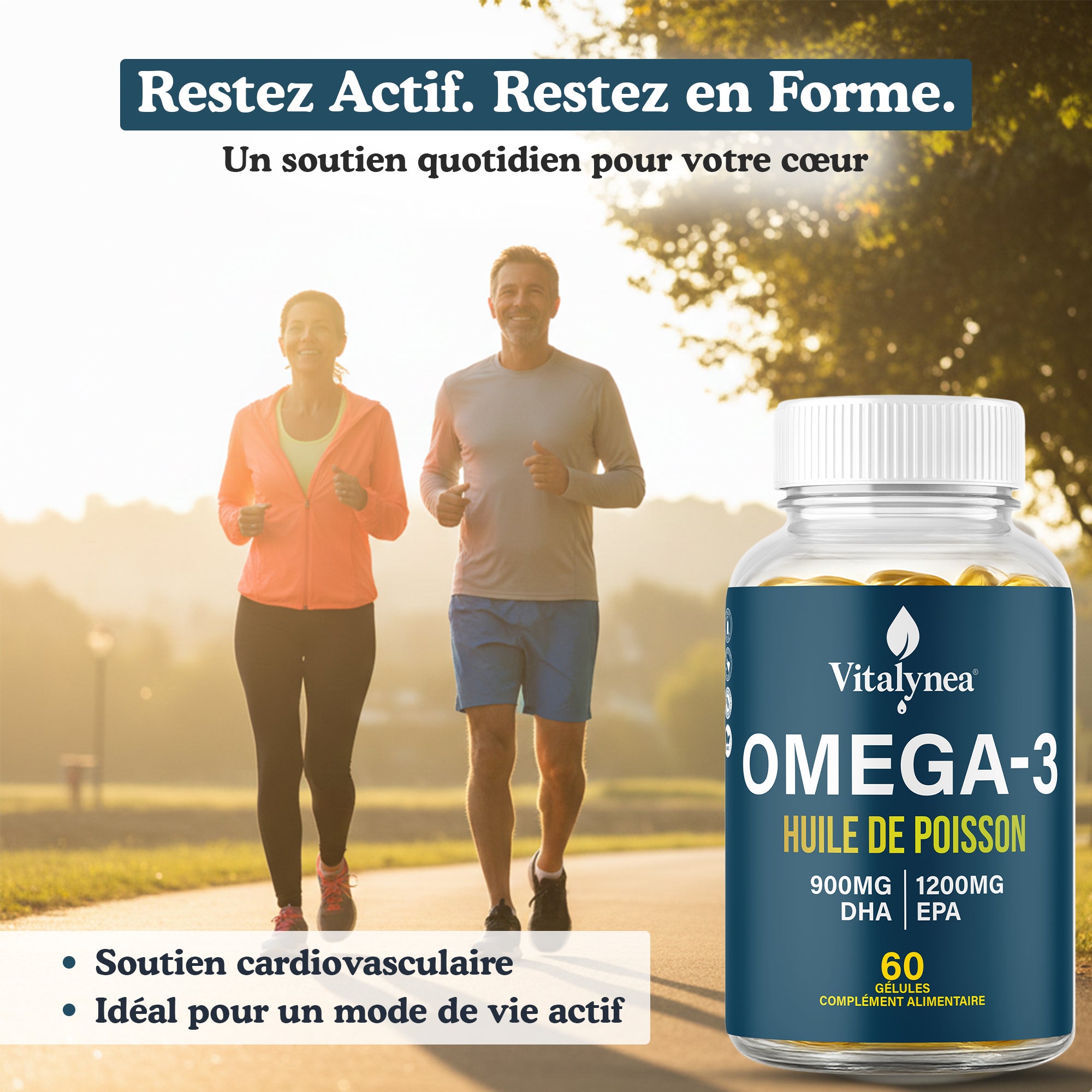 🔥 Oméga-3 Ultra Concentré 1200 mg EPA / 900 mg DHA – Boostez votre Cœur & votre Clarté Mentale dès aujourd’hui
