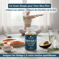 🔥 Oméga-3 Ultra Concentré 1200 mg EPA / 900 mg DHA – Boostez votre Cœur & votre Clarté Mentale dès aujourd’hui