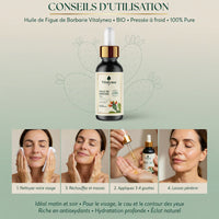 🔥 Huile de Figue de Barbarie BIO – Anti-Âge Naturel Puissant | Peau Lisse, Hydratée & Éclatante – 30 ml