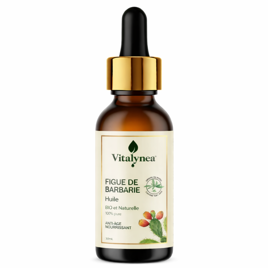 Huile de figue de barbarie bio 100% pure. Anti-âge naturel pour hydrater,
lisser et illuminer la peau. Soin visage premium 30 ml.